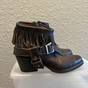 Allsaints Fringe Booties